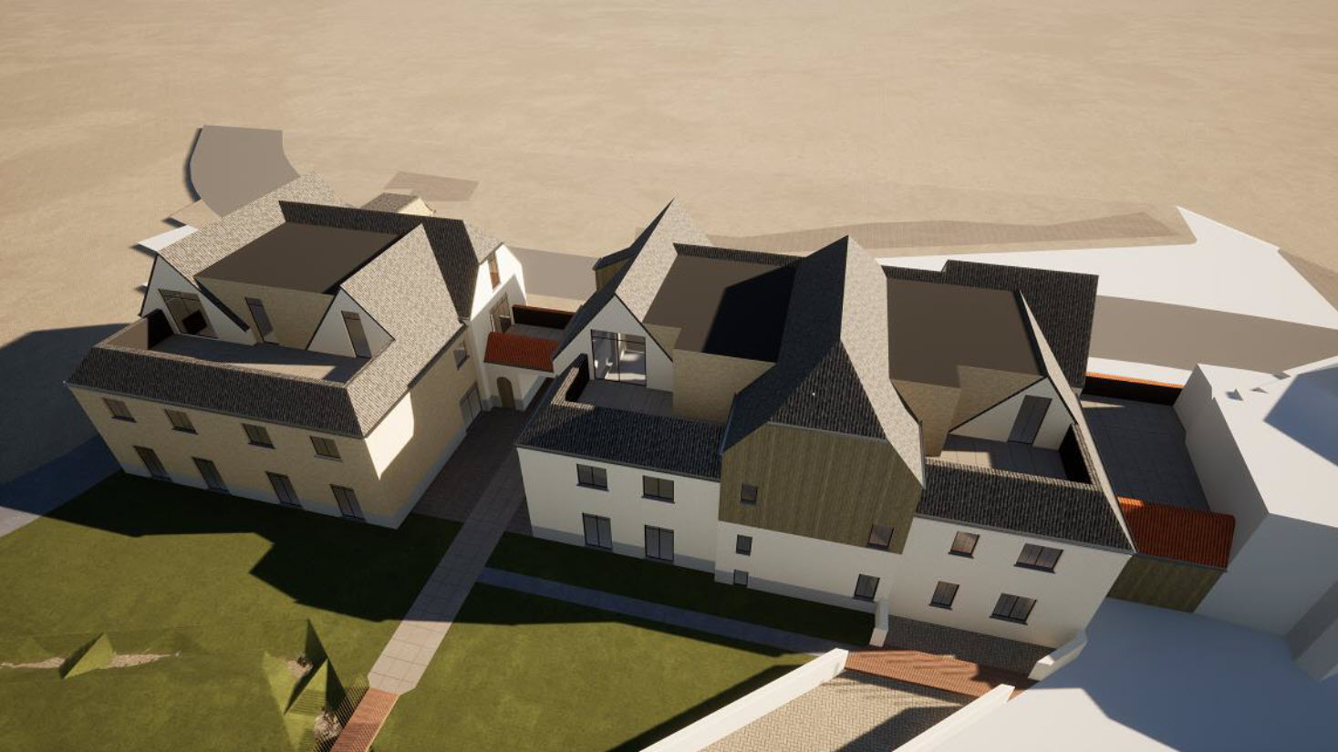 Beeldimpressie bovenaanzicht